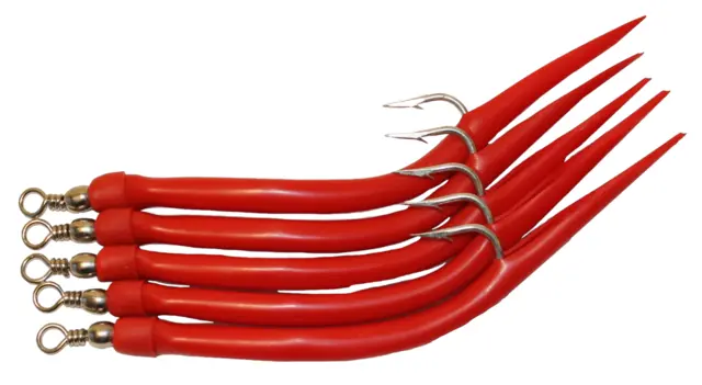 Columbi Gummimakk Röd #2/0 5-pack 